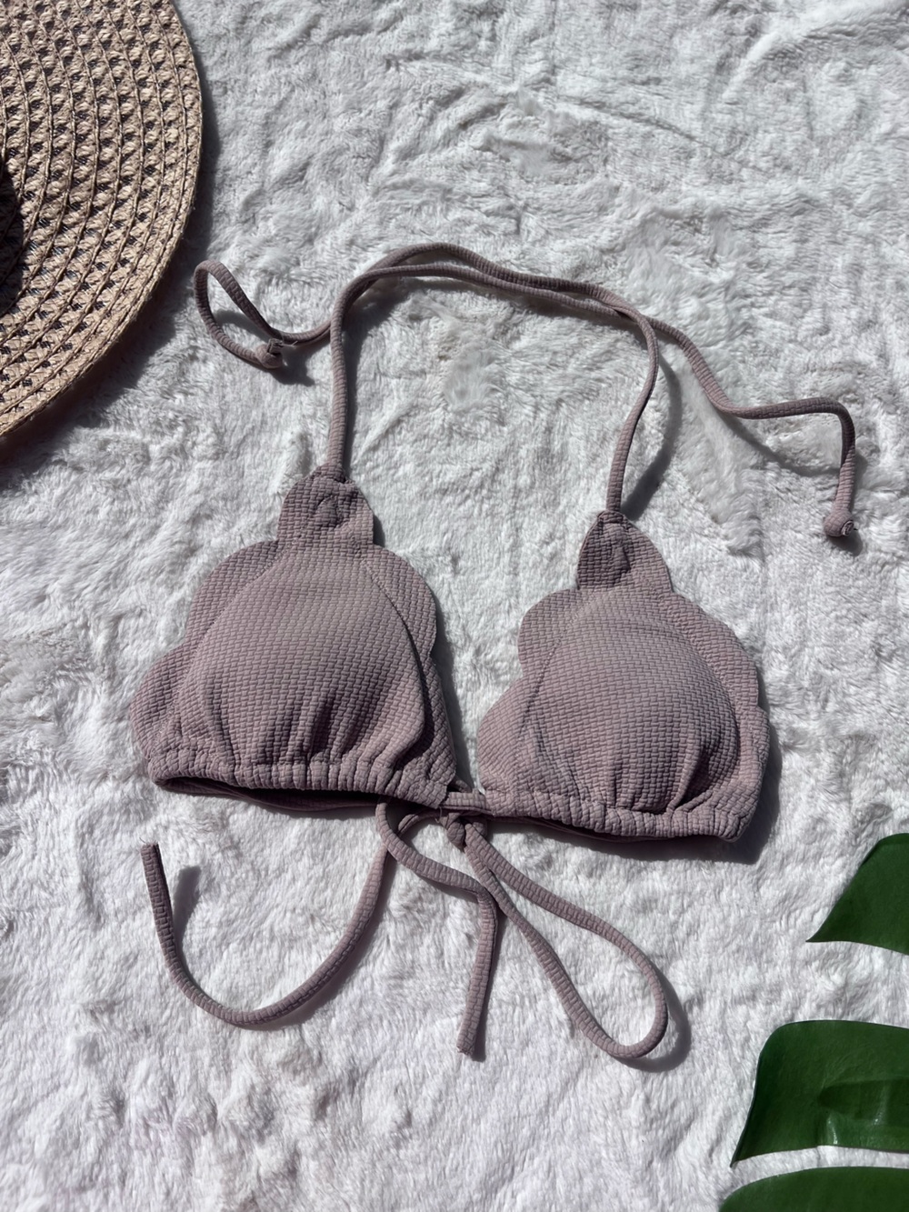 Marysia Scallop Broadway Bikini Top Size Small
